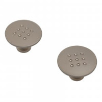 Ручка-кнопка мебельная A507 SN сатин 2шт  (цена за пару (50, 500) StahlBuro