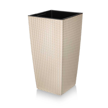 Кашпо Камелия РОТАНГ 17/42 слоновая кость 569 х2