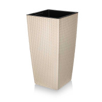 Кашпо Камелия РОТАНГ 17/42 слоновая кость 569 х2