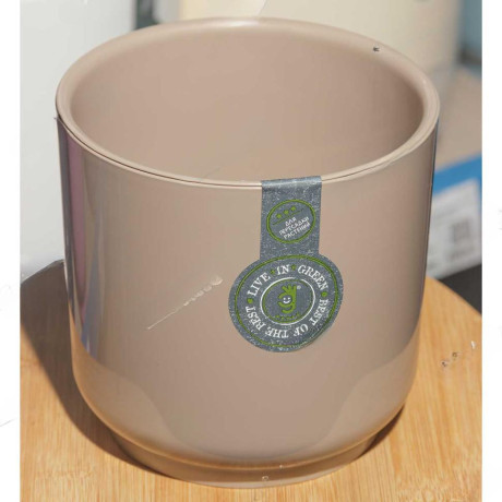 Горшок "Дельта" 3,2л Фраппе с вкл Д17-90 Ливингрин х8