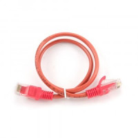 Cablexpert патч-корд UTP cat5e, 0,5м, литой, многожильный (красный)