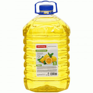 Мыло жидкое OfficeClean Professional "Лимон", ПЭТ, 5л