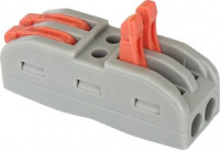 GENERAL клемма СМК 222-422 с рычагом проходная 2х(0,08-4мм2) (уп.50шт, цена за шт) GTER5-02 800484