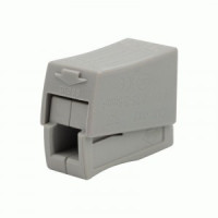 REXANT клемма СМК 224-112 для св-ка на 2 проводника 0,5-2,5мм.кв. (уп.100шт, цена за шт) 07-2411