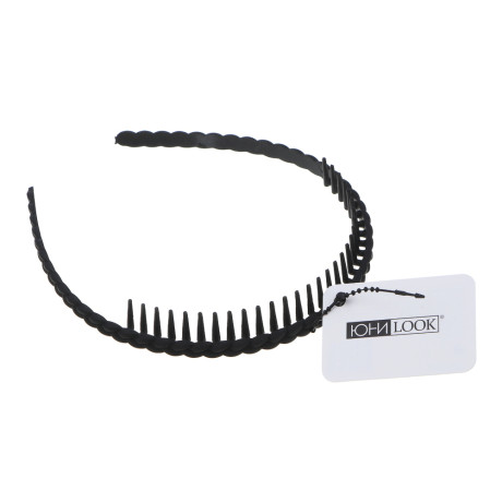 Ободок для волос ЮНИLOOK, 1,8-3,8см, пластик, 4 дизайна, ACS-99