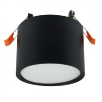 Ecola GX53SP 5375 св-к встраив. СПОТ без обода Черный матовый 82x60 SR535BECB (10!)