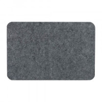 Коврик придверный вл/впит Ребристый Slim 40*60см,серый,ворс п/э,подложка TPR,24385/ VORTEX