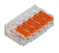 IEK клемма с рычагом СМК 221-615, 5х(0,5-6мм2) 41А (уп.4шт, цена за уп) UKZ40-615-004