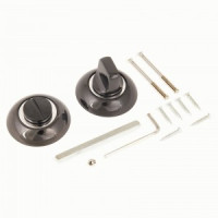 Сантехническая завертка к ручкам АЛЛЮР АРТ BK-R1 BN(31102) круглая чёрн.никель (100,10)