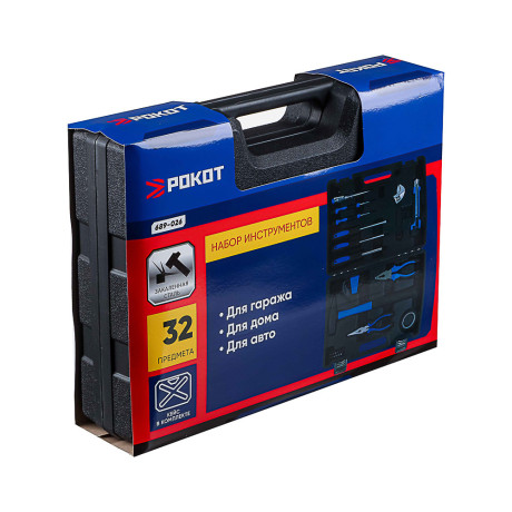 РОКОТ Набор инструмента 32 предмета, кейс