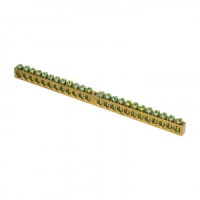 EKF Шина PEN "ноль-земля" 8х12мм 24 отверстия латунь крепеж по краям PROxima sn0-125-24-k