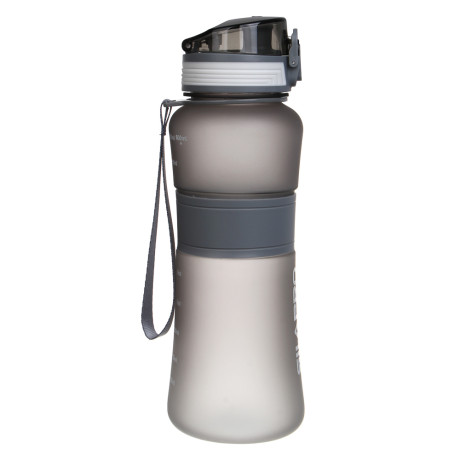 SILAPRO MAX Бутылка спортивная с замком, ULTIMATE GREY, 600мл, РС, силикон