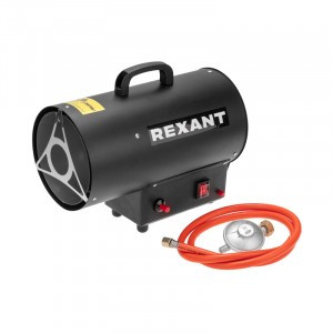 REXANT Тепловая пушка газовая, 10кВт, 350м3/ч металл, черный 60-0044