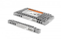 TDM Шина "N" нулевая 6х9мм 14/2 (14 групп/крепеж по краям) никелир. инд. стикер (10!) SQ0801-0341