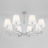Eurosvet люстра 8x40W E14 900х900х550 мет белый/хром Conso 60145/8 Умный дом a061956