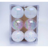 Набор елочных украшений  JT25-A2105 6 шт 8 см Шары