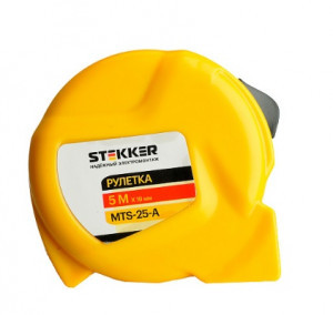STEKKER Рулетка длина 5м, ширина 19мм, пластик MTS-25-А 50206