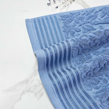 PROVANCE Нэви Полотенце махровое, 100% хлопок, 50х90см, 500гр/м, синий