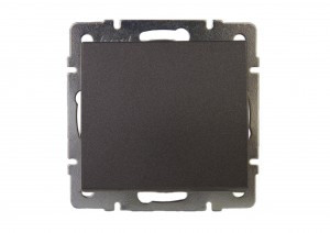 Lezard RAIN мех. выкл. СУ 1 кл. черный графит матовый (корпус PC) 703-4188-100