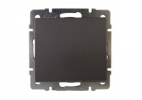 Lezard RAIN мех. выкл. СУ 1 кл. черный графит матовый (корпус PC) 703-4188-100