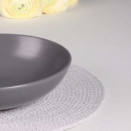 MILLIMI Салатник 880мл, 20х5.4см, керамика, графит