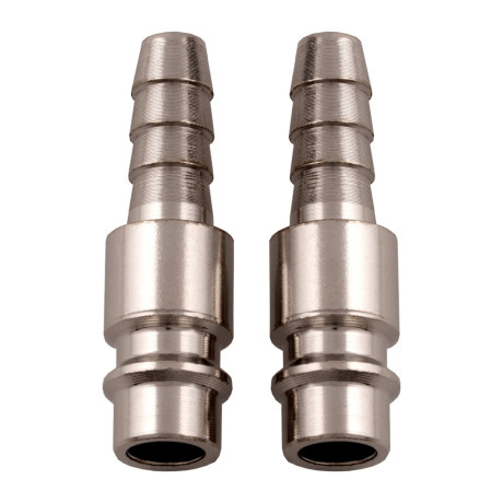 Ниппель универсальный быстросъемный ("папа") со штуцером "елка" под шланг 8 мм, 2 шт. Stels