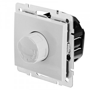 Lezard RAIN мех. диммер СУ 1000W бел. (корпус PC) 703-0288-157