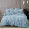 PROVANCE Нэви Комплект постельного белья 1,5 (4 предмета), микросатин, листья
