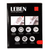 LEBEN Утюг с отпаривателем 1600 Вт, подошва - тефлон, бежевый