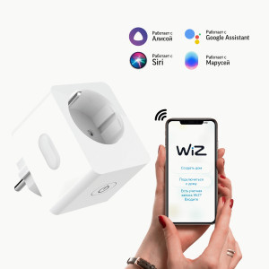 Gauss Smart Home Умная Wi-Fi-роз. 1 мест. земля 2300W 10А IP20 59x49x60 5510122