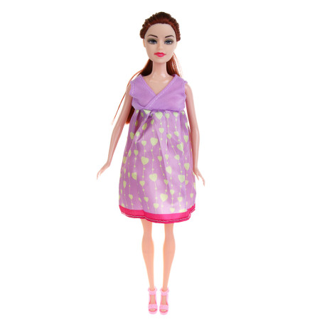 ИГРОЛЕНД Кукла с животиком и младенцами, 28 см, с акс., PVC, ABS, полиэстер, 21х7х33 см