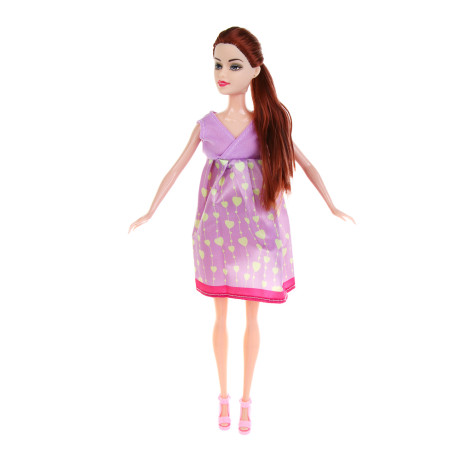 ИГРОЛЕНД Кукла с животиком и младенцами, 28 см, с акс., PVC, ABS, полиэстер, 21х7х33 см