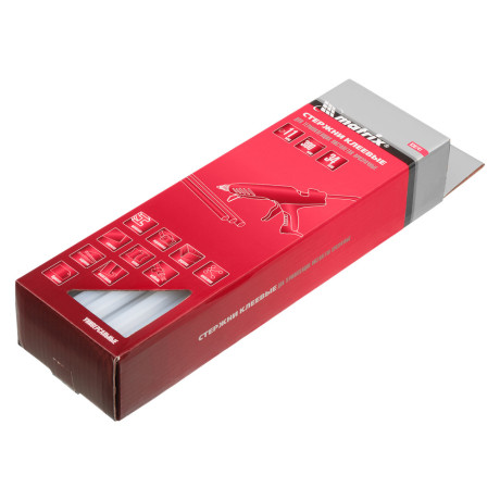 Стержни клеевые, 11 мм, L-300 мм, 1 кг, прозрачный Matrix