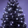 СНОУ БУМ Гирлянда эл. вьюн 20м, 120LED, белый, 8 режимов, ПВХ прозрачный, 220В
