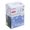 СНОУ БУМ Гирлянда эл. вьюн 20м, 120LED, белый, 8 режимов, ПВХ прозрачный, 220В