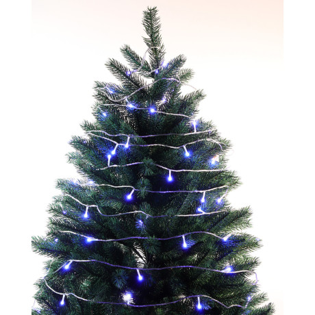 СНОУ БУМ Гирлянда эл. вьюн 20м, 120LED, белый, 8 режимов, ПВХ прозрачный, 220В