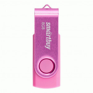 Флеш-диск (флэшка) UFD 2.0 Smartbuy 8GB Twist Pink SB8GB2TWP