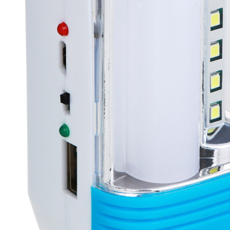 ЕРМАК Фонарь-светильник LED, 2 режима, 800 мАч, USB, пластик, 70х50х145 мм