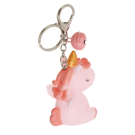 СНОУ БУМ Брелок "Лошадка-Единорог", 5,5х4,5х8см, ПВХ, металл, 2 дизайна