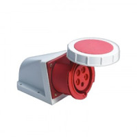 EKF силовая розетка CEE 1252 стационарная наружная 3Р+РЕ+N 32А 380В IP67 ps-1252-32-380