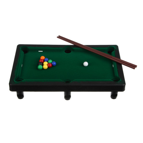 Игра настольный бильярд, 31х18,5см, пластик