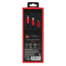 FORZA Кабель для зарядки мобильного телефона 3 в 1, Micro-USB, Type-C, iP, 150см, 2.4А, пластик