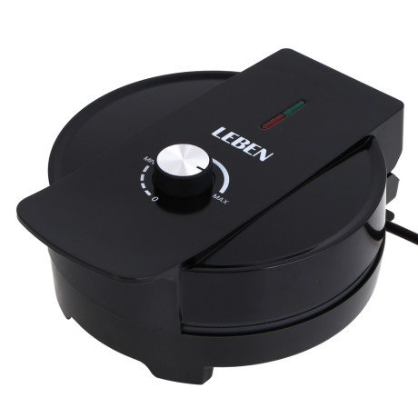 LEBEN Вафельница для бельгийских вафель с регулировкой темп., 1200Вт, d=197мм, 220в