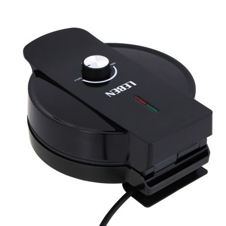 LEBEN Вафельница для бельгийских вафель с регулировкой темп., 1200Вт, d=197мм, 220в