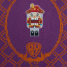Свитер "Nutcracker", фиолетовый, унисекс, разм. S