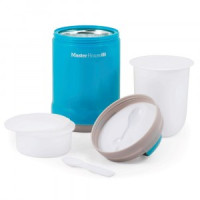 &quot;Ланч бокс(термос) Рим стекл.колба/пластик шир.горло, 1,4л, контейнер,синий 60026/60657 Master House