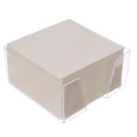 Блок для записей 90x90x50 мм в боксе, тм ClipStudio, плотн. 65 г/кв.м, белизна 70-80%