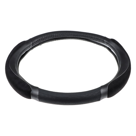 ЕРМАК Оплетка руля, спонж, с захватом руля, черный, разм. (M)