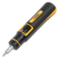 Отвертка реверсивная с револьверным механизмом, 11 шт, сталь S2 Denzel