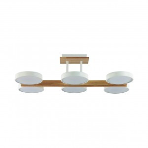 LUMION 8030/108CL LEDIO LN25 бел., дерево/акрил люстра св/д управл. 108W 2K-4K-6K пульт ДУ PLATO